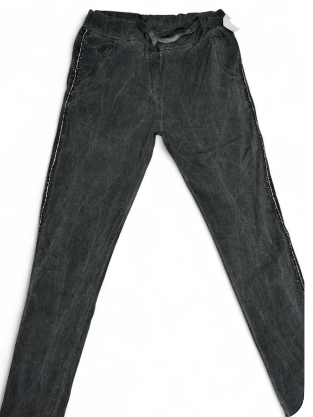 Women’s army green Washed with embellished side detail
